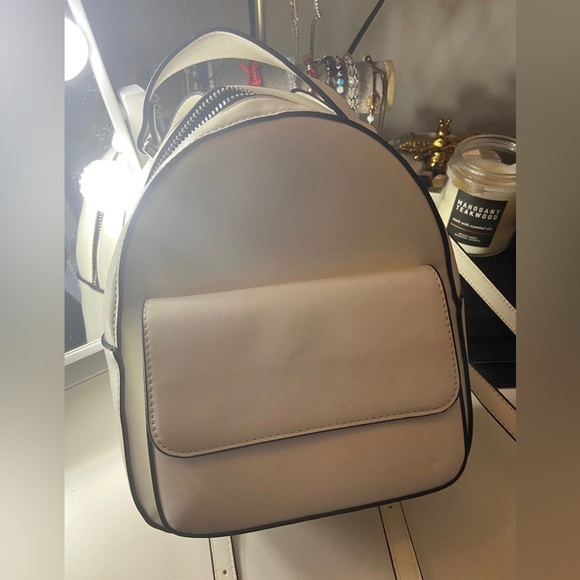 White Mini Backpack - Picture 1 of 4